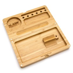 Raw Bamboo Backflip Rolling Tray